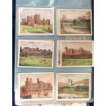 Cigarette cards, Will's, album containing 10 sets inc. British Castles, 'L' size, Time & Money in