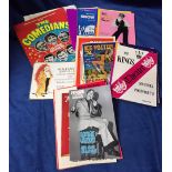 Theatre programmes, a collection of thirty plus 1960's & 70's programmes inc Carry On stars and