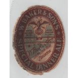 Beer Label, W Baker & Son, Brighton, Special Dinner Ale, v.o, (very worn, poor) (1)