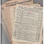 Greyhound Racing, Monmore Green, Wolverhampton, a collection of 29 racecards, 1942-46 (7), 47 (6),