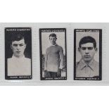 Cigarette cards, Murray's, Footballers, Series 'H', Newcastle, 3 cards, Hibbert, Lawrence &