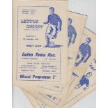 Football programmes, Leyton Orient, a collection of home programmes, 1953/4 (2), 55/6 (5), 56/7 (4),