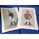 Horseracing, two original Vanity Fair prints, both by Spy, Tom Loates 4 Oct 1890 & Fred Rickaby,