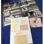 Tennis, Scrapbook, 1946-1970, packed with approx 600 magazine cut-outs, mostly pictures from