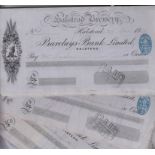 Breweriana, a collection of approx 55 cheques issued by the Halstead Brewery 1921, for sums