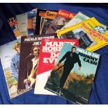 Music, a collection of twelve country music concert programmes and magazines, 1970/80's, inc