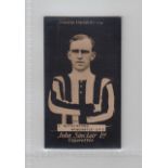 Cigarette card, Football, John Sinclair, Football Favourites, type card no 72, J Rutherford,