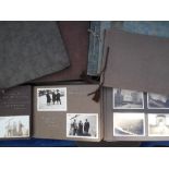 Ephemera, mixed selection of photograph albums, (10, various  sizes) mostly from the 1930's period