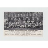 Rugby Union, postcard, The South African Football Team in England 1906-7, printed image of squad