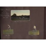 Golf, Bobby Jones, vintage album containing a collection of approx 35 privately taken photos, 1920's