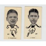 Cigarette cards, Football, John Sinclair, Well Known Footballers, Scottish (set, 50 cards) (vg)