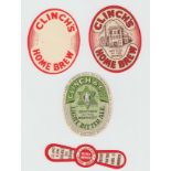 Beer Labels, Clinch & Company Ltd, Witney, Oxon, Light Bitter Ale, v.o but straight cut at bottom,