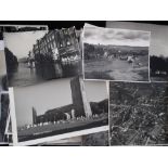 Photographs, Topographical, UK & Foreign, a large selection of b/w photos, various sizes, mostly