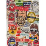 Beer Labels, a mixed selection of 27 labels & 3 neck straps, various manufactures, shapes & sizes