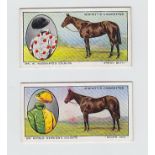 Cigarette cards, Hignett's, Prominent Racehorses of 1933 (vg)