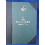 Military, book, 'The 85th King's Light Infantry' published by Spottiswood, 1913, 551 pages with