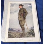 Military/Scouting, original Vanity Fair print 'Boy Scouts' (Baden-Powell) (vg)