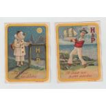 Trade cards, Huntley & Palmers, Rondes Enfantines (set, 11 cards) (sl back staining, gd)