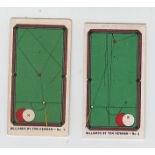 Cigarette cards, BAT, Billiards (set, 50 cards) (gd/vg)