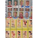 Cigarette cards, Football, a collection of 5 sets, Hill's Famous Footballers, Phillip's Famous