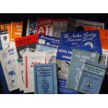 Football handbooks, a collection of 35+ handbooks, souvenir brochures etc 1950's onwards, many