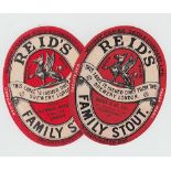 Beer Labels, Watney Combe Reid & Company Ltd, Family Stout, bottled by Bodgen & Co Ltd,