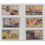 Trade cards, Faulder's Chocolate's, Ancient v Modern Sports (9/10, missing no 10) (no 1 with