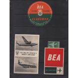 Aviation, P. Jones Collection, selection of items, various ages inc. covers, BOAC & other playing