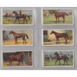 Cigarette cards, Player's, Racehorses (set, 25 cards) (2 with slight staining to backs, rest gd)