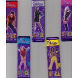 Trade issues, Cadbury's, Spice Girls, set of 10 special issue Spice Girl chocolate wrappers, all