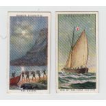 Cigarette cards, Ogden's, 3 sets, Smugglers & Smuggling (50 cards) (gd), Whaling (25 cards) (1