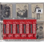 Trade cards, A&BC Gum, Beatles (b/w) (13/60 plus wax wrapper) (gd/vg) (14)