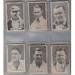 Trade cards, Australia, Sweetacres, 3 part sets, Test Match Records (20/32), Prominent Cricketers (