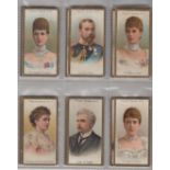 Cigarette cards, Taddy, Royalty Series (set, 25 cards) (fair/gd)