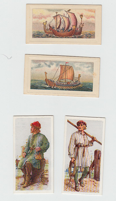 Cigarette cards, Naval, 2 sets, Phillip's Evolution of the Royal Navy (50 cards including the rare