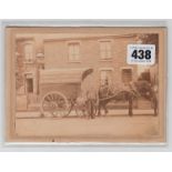 Photograph, photograph of tradesmans horse and cart c1890's Worcester New Co-operative Industrial