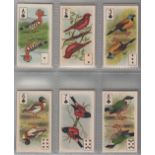 Cigarette cards, Will's (Four Aces Cigarettes), Birds of Brilliant Plumage (p/c inset) (set, 52