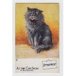 Postcard, Louis Wain, 'At the Cat Show with Louis Wain', Series I, No 9540, published by Tuck's (