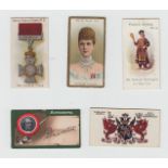 Cigarette cards, Taddy, a collection of 30 cards, Royalty Series (3), Autographs (7), Heraldry