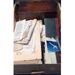 Ephemera, Social History, selection of documents, papers & letters, mostly relating to two