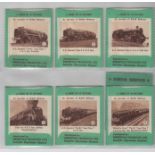 Trade cards, Sweetule, Railway Engines (packet issue) (18 cards) (gd)