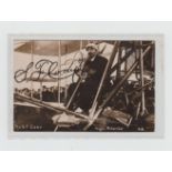 Postcards, P Jones Collection, Aviation, all relating to Cody, RP's, portrait, crashed aircraft