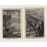 Trade cards, Amalgamated Press, Great War Deeds (Different), 'M' size (set, 32 cards plus