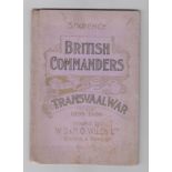 Tobacco issue, Will's, Booklet, British Commanders of the Transvaal War (cover worn, contents gd)