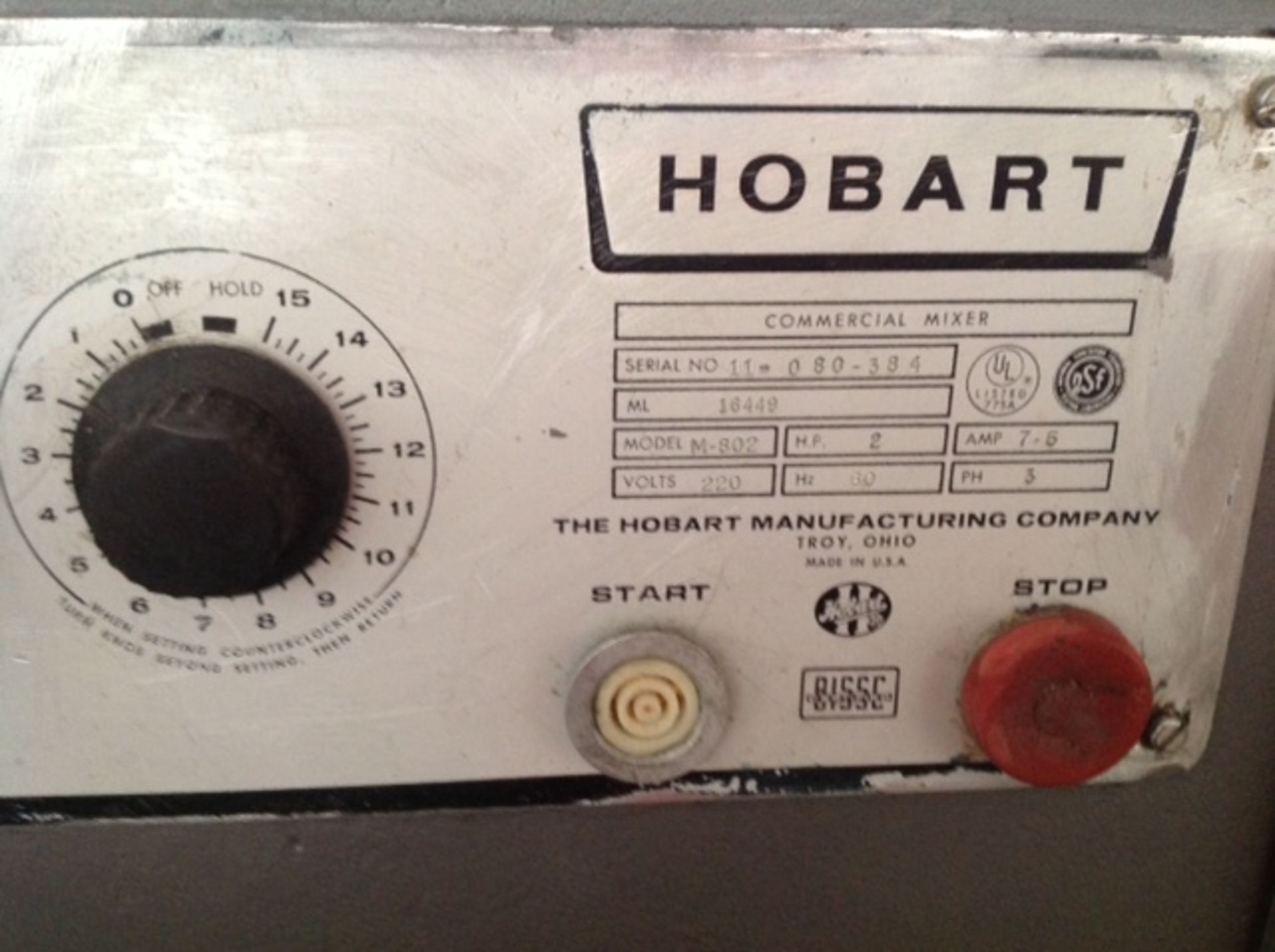 Hobart 80kg