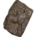 Copper Coin of Kocchiputasa Satkarni of Satavahana Dynasty. Satavahana Dynasty, Kocchiputasa