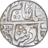 Silver One Rupee Coin of Bundi State. Bundi, Silver Rupee, 9 RY, In the name of Shah Alam II, Obv: