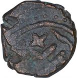 Copper One Paisa Coin of Jayaji Rao of Mandsore Mint of Gwalior State. Gwalior, Jayaji Rao (AH