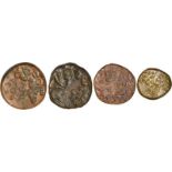 Punch Marked Copper Karshapana Coins of Ujjaini Region. Punch-Marked Coin (250-200 BC), Ujjaini