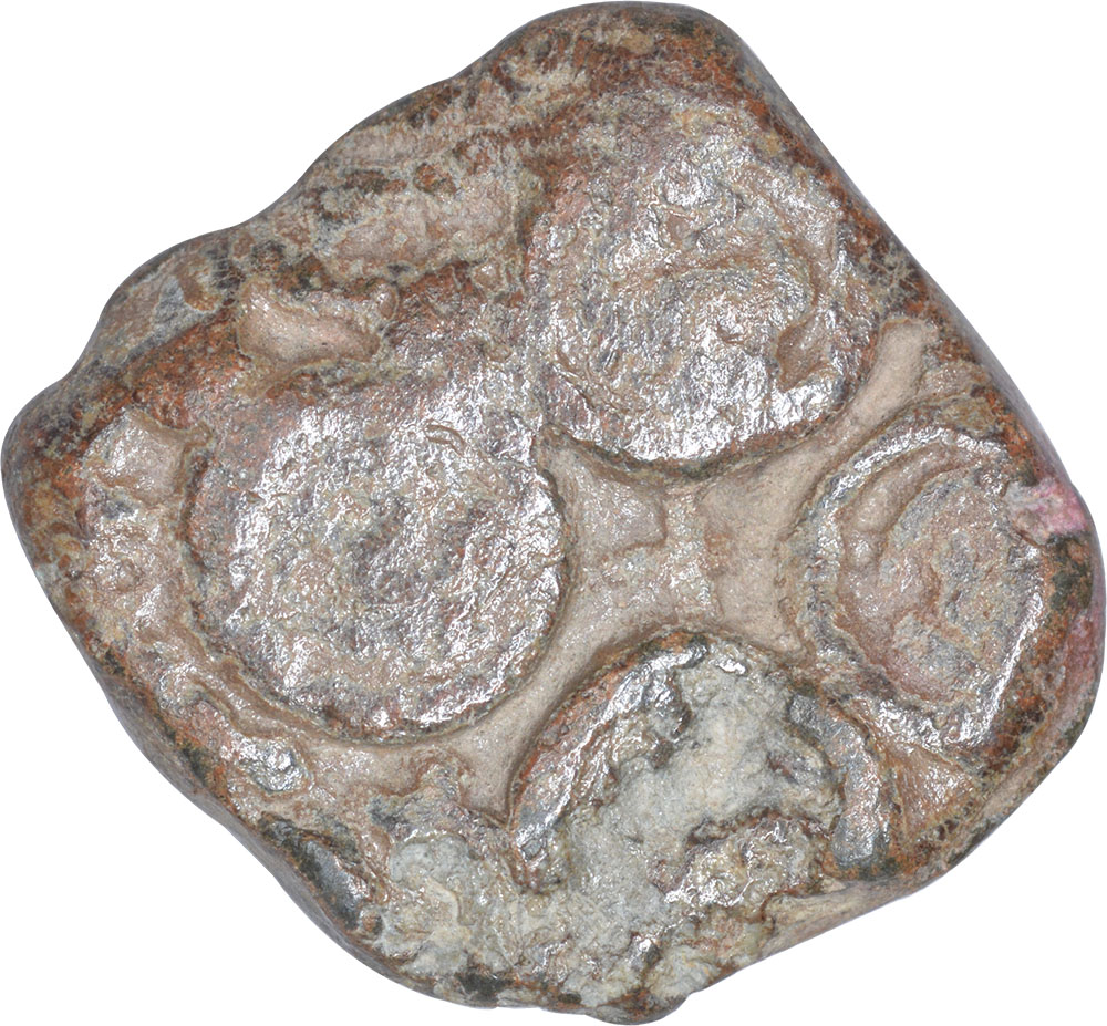 Lead Unit Coin of Satakarni I of Vidharbha Region of Satavahana Dynasty. Satavahana Dynasty, - Image 2 of 2